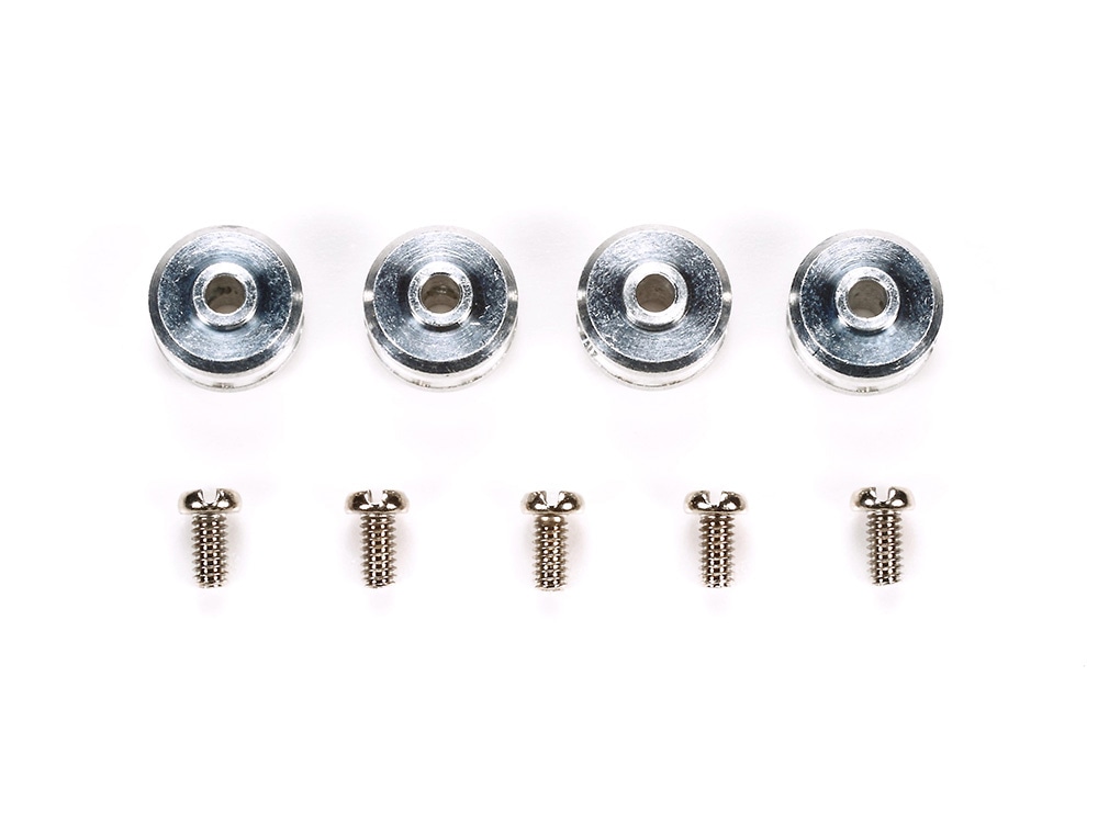 MINI 4WD ALUMINUM SHAFT STOPPER (4PCS.)